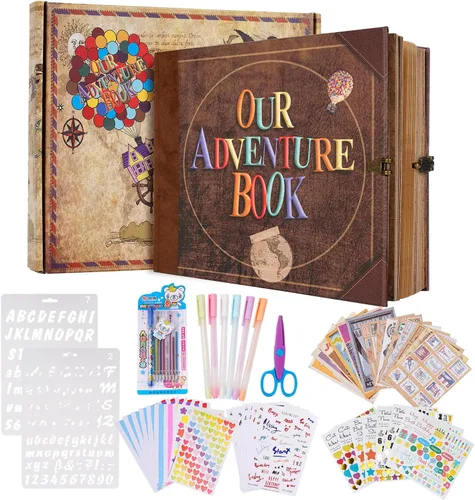 Miniatura 10 de Páginas de recambio para álbum de fotos COMBIUBIU para Nuestro Libro de Aventuras, 11.1 x 7.1 pulgadas, 40 páginas de expansión, páginas extra