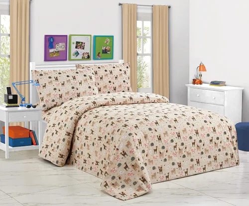Miniatura 6 de All American Collection Juego de sábanas de 3 piezas con estampado suave y cómodo para dormitorio (individual, béisbol)