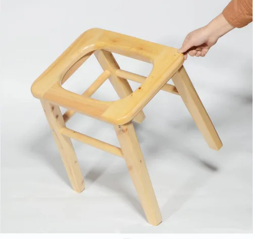 Miniatura 2 de Asiento de vapor Yoni de madera con cuatro patas, silla de vapor V vapor en Hom eattachment H 14.7 pulgadas, asiento yoni para mujer v vapor