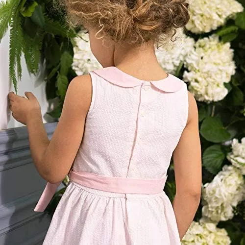Miniatura 6 de Hope & Henry - Vestido para niña con cuello Peter Pan