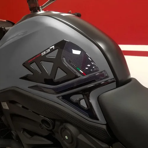 Miniatura 8 de labelbike - Adhesivo 3D para motocicleta, protección y decoración en resina compatible con Ducati Monster 937 2021-2024