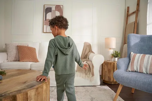 Miniatura 6 de Gerber Conjunto de camiseta y pantalón con capucha de punto para bebés y niños pequeños