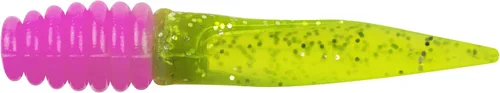 Bobby Garland Slab Slay'R Señuelo de pesca de plástico blando tipo crappie, equipo de pesca y accesorios, 2 pulgadas, pollo eléctrico Electric