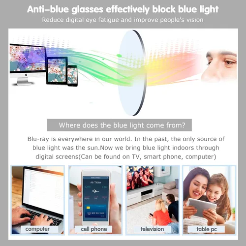 Miniatura 7 de Joschoo - Paquete de 3 gafas de lectura con bloqueo de luz azul para computadora, con bisagra de resorte, para mujeres y hombres