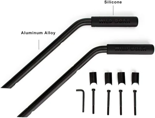 Miniatura 4 de Asas de agarre delanteras para vehículos Jtron, asas de agarre de seguridad delanteras y traseras, asas de agarre delanteras y traseras de acero