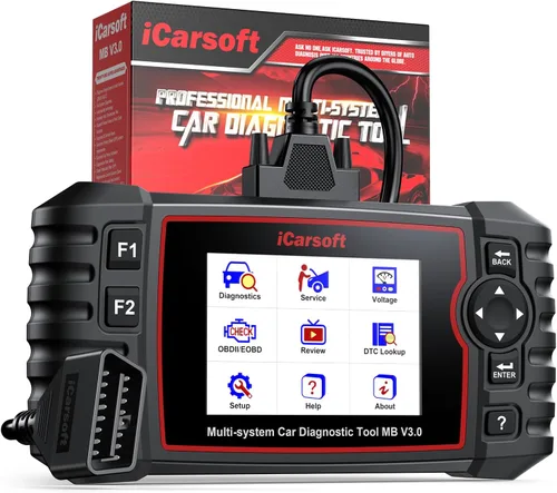 Herramienta de diagnóstico bidireccional para la mayoría de Mercedes-Benz/Sprinter/Smart de 1996-2023 iCarsoft MB V3.0 Versión 2025 38+ servicio de