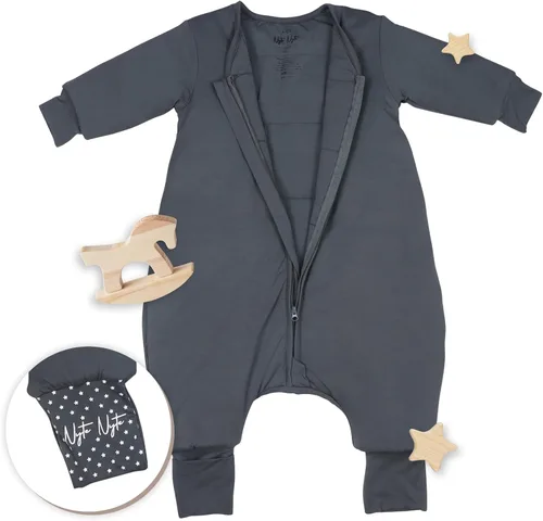 Miniatura 21 de Sleeveless Soft Baby & Toddler Sleeping Sack, Breathable with Adjustable Feet Cuffs & Anti-Slip Grip Gris