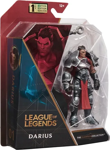 Miniatura 8 de League of Legends, Figura coleccionable de Darius de 4 pulgadas con detalles de primera calidad y accesorio de hacha, colección The Champion, grado