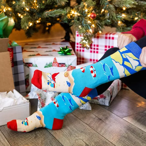 Miniatura 7 de I'd Rather Be - Calcetines divertidos para hombres y mujeres, regalos para golf, caza, camping, senderismo, esquí, lectura, deportes y mucho más