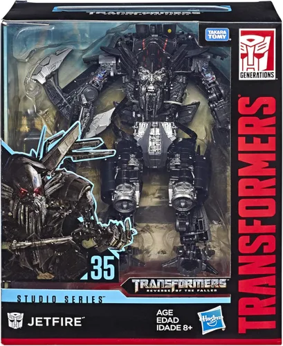 Miniatura 2 de Transformers Toys Studio Series 35 Leader Class Revenge of The Fallen Movie Jetfire Figura de acción – Niños a partir de 8 años, 8.5 pulgadas