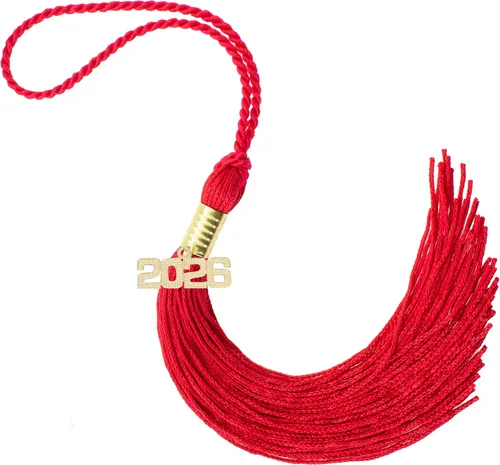 Miniatura 215 de Borla de graduación Aqua 2022, todos los colores escolares disponibles, fabricada en Estados Unidos