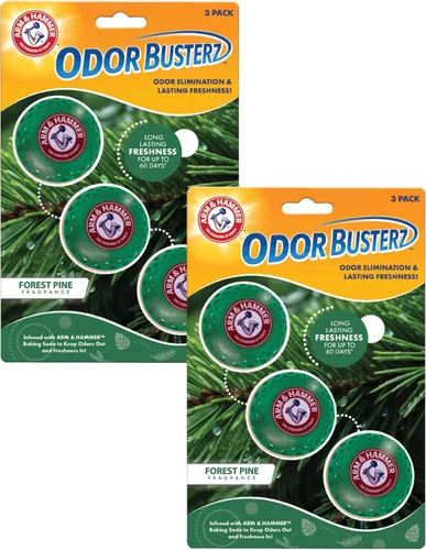 Miniatura 13 de Arm & Hammer Odor Busterz - Bolas desodorizantes de lavanda, ambientador y eliminador de olores, frescura de larga duración para el hogar, baño