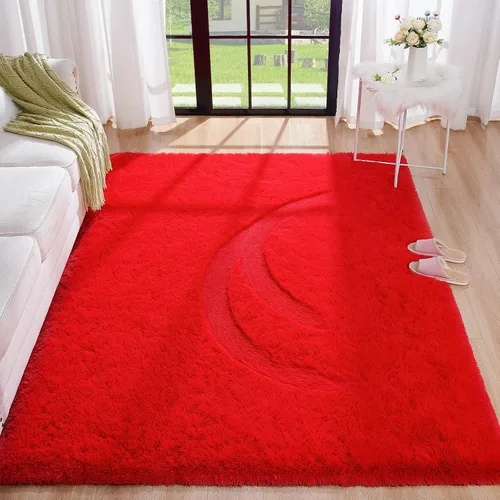 Miniatura 46 de BENRON Alfombras de pasillo esponjosas de 2 x 4 pies, suaves y largas para dormitorio, pasillo, entrada, cocina, alfombra lavable para decoración