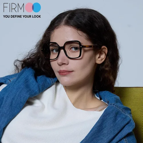 Miniatura 2 de Firmoo Lentes de bloqueo de luz azul para mujeres/hombres, antifatiga ocular, lentes de computadora con marco cuadrado