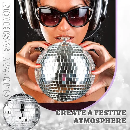 Miniatura 4 de Libima Paquete de 12 Bolas de Discoteca Grandes de Decoración Navideña de Diferentes Tamaños Espejo Plateado Colgantes Adornos de Bola de Discoteca