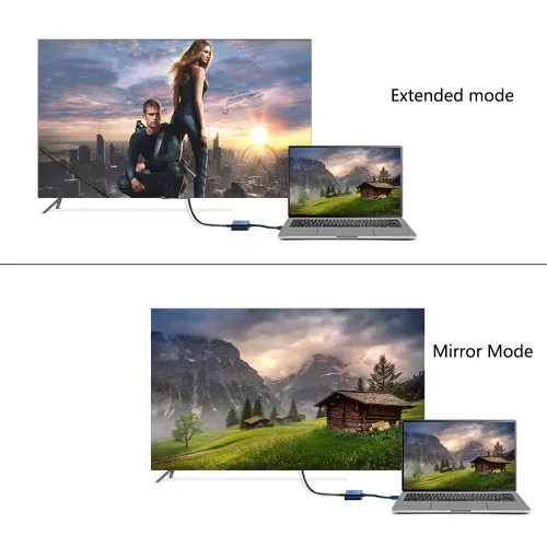Miniatura 7 de Adaptador DisplayPort a VGA, DisplayPort chapado en oro para computadoras de escritorio y portátiles habilitados a convertidor VGA 1080P a 60Hz