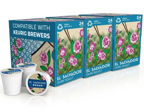 Miniatura 12 de Atlas Coffee Club - Cápsulas de café – Tostado ligero/medio, origen único Tanzania, 24 unidades – Compatibles con cafeteras Keurig K-Cup – 100%