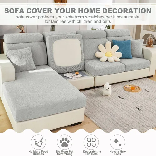 Miniatura 4 de Beacon Pet Funda universal para sofá 2024, fundas de cojín elásticas resistentes al desgaste, fundas de sofá mágicas, protector de muebles