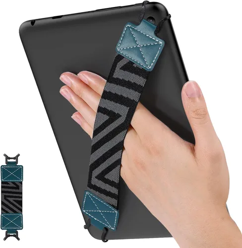 Miniatura 13 de MoKo Correa de mano de seguridad para tablet de 9 a 11 pulgadas, iPad/IP-ad Pro/iPad Air/Kindle Fire HD/Samsung, correa de mano versátil de alta