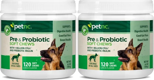 Miniatura 13 de PetNC Natural Care Sabor hígado, queso pre y probiótico masticables suaves para perro, 120 unidades (paquete de 1) (el embalaje puede variar)