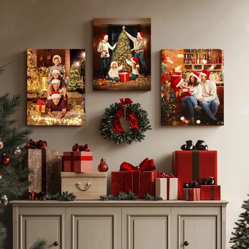 Miniatura 3 de Impresiones en lienzo personalizadas con tus fotos, imagen personalizada sobre lienzo, regalos personalizados con marco de pared para aniversario