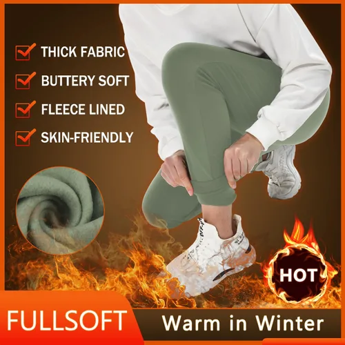 Miniatura 2 de FULLSOFT - Pantalones deportivos con bolsillos para mujer, para practicar yoga, entrenar y correr