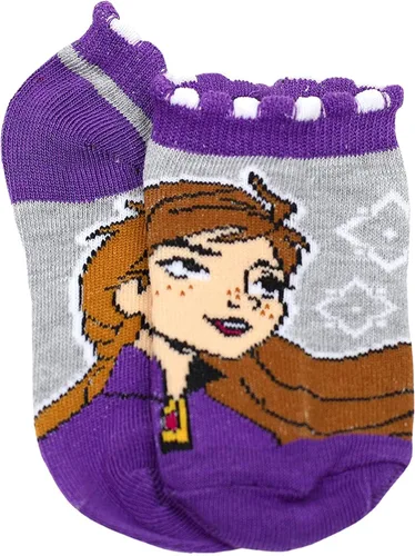 Miniatura 4 de Disney Frozen 2 Elsa Anna - Juego de 5 calcetines para niñas pequeñas