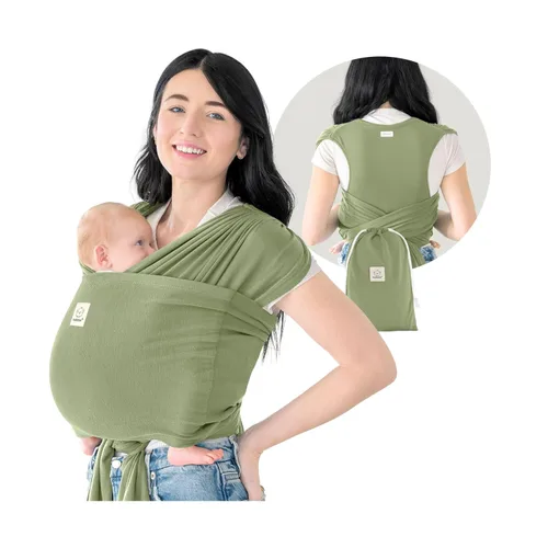 Miniatura 10 de KeaBabies Portabebés con anillo para bebé, fácil de llevar, ajustable D-Lite portabebés recién nacido a niño pequeño, camisa de transporte