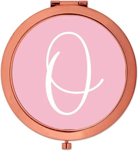 Miniatura 16 de Andaz Press Espejo compacto de oro rosa, regalo de boda de dama de honor, rosa rubor, paquete de 1, despedida de soltera, despedida de soltera, Maid