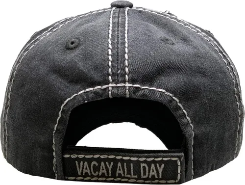Miniatura 6 de Funky Junque - Gorra de béisbol para mujer, estilo vintage, con parche bordado, aspecto gastado, sin estructura