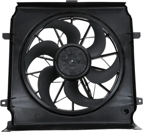 Miniatura 35 de TRQ Conjunto de ventilador de refrigeración dual del radiador compatible con Toyota Highlander 2008-2013 TO3115155
