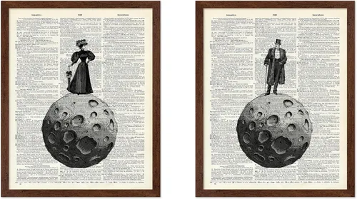 Miniatura 16 de Poster Master Póster de Arte del Diccionario - Impresión Retro de Mujer Soldadora - Arte de Sándwich de Queso a la Parrilla - Regalo para Ella
