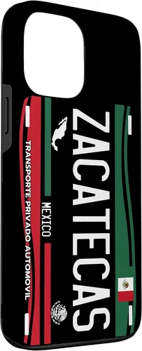Miniatura 3 de Placa de matrícula Zacatecas para iPhone 13 Pro Max, Zacatecas México, funda Zacatecas