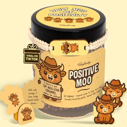 Miniatura 17 de Stofinity Regalos de Conejo de Apoyo Emocional Para Mujeres - Tarjetas de Afirmaciones Diarias Para Mujeres, Afirmaciones Positivas Regalos Para