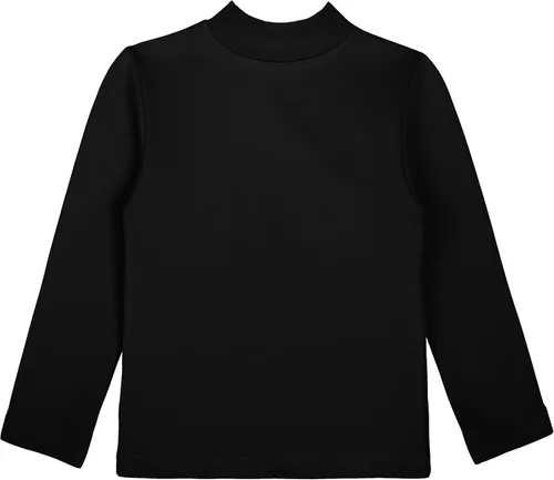 Miniatura 3 de Lilax Camiseta básica de algodón de cuello alto falso de manga larga para niña