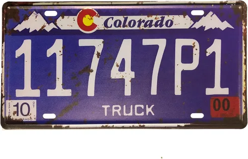 Miniatura 43 de Placa de matrícula de Wyoming de aluminio, placa decorativa de automóvil novedosa, placas de matrícula de 12"x6" para el frente del automóvil, placa