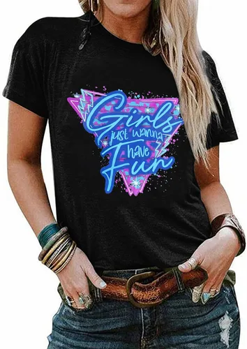 Miniatura 2 de Atuendo de los años 90 para mujer camiseta vintage de los años 80, camiseta casual de los años 90 y 80 para nostalgia