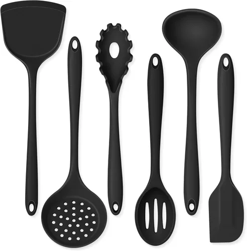 Miniatura 9 de Onader Juego de Utensilios de Cocina, Utensilios de Cocina de Silicona No Tóxicos, 6 Piezas Gadgets de Cocina Resistentes al Calor para Utensilios