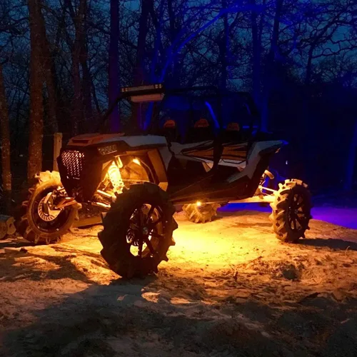 Miniatura 2 de 4 Cápsulas de Luces LED de Roca para Jeep ATV SUV Automóvil Todoterreno Camión Barco Resplandor Inferior de Carrocería Lámpara de Sendero Plataforma