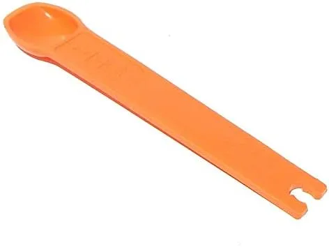 Vintage Tupperware - Cuchara medidora de repuesto color naranja brillante, 1/4 cucharadita (solo 1)