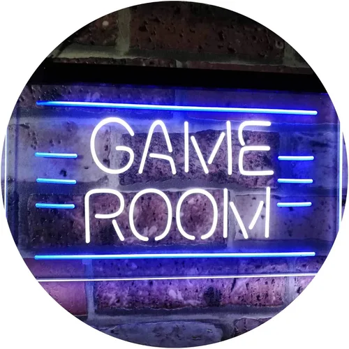 Miniatura 9 de ADVPRO Game Room Man Cave Bar Display Dual Color LED Neon Sign Azul y Rojo 12 "x 8.5" st6s32-i2338-br