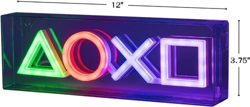 Miniatura 3 de Paladone PlayStation Luz LED de Neón - Independiente o Montable en Pared - Accesorios y Decoración para Sala de Juegos para Jugadores