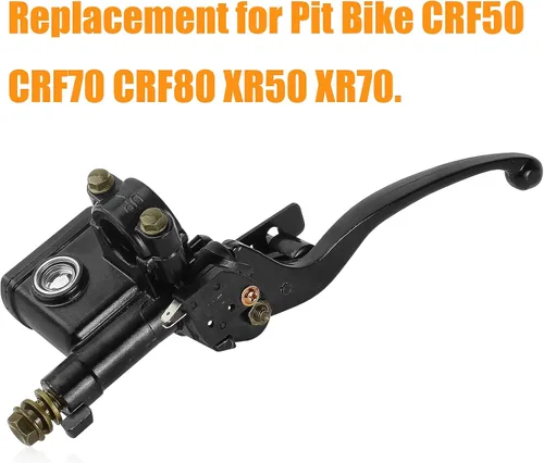 Miniatura 7 de Manillar derecho de 7/8 pulgadas, palanca de cilindro maestro de freno hidráulico para ATV Quad ciclomotor Pit Dirt Bike Niños motocicleta 50cc 70cc