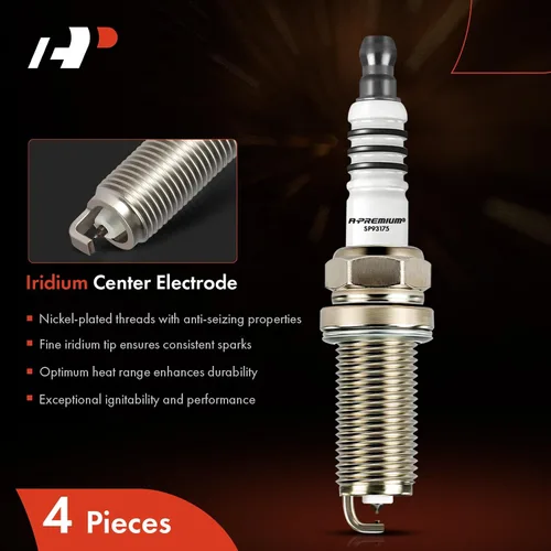 Miniatura 3 de A-Premium Bujías de Iridio y Platino Compatibles con Honda CR-V, Civic, Accord, Crosstour y Hyundai Elantra, Elantra Coupe/GT, Sonata, Santa Fe
