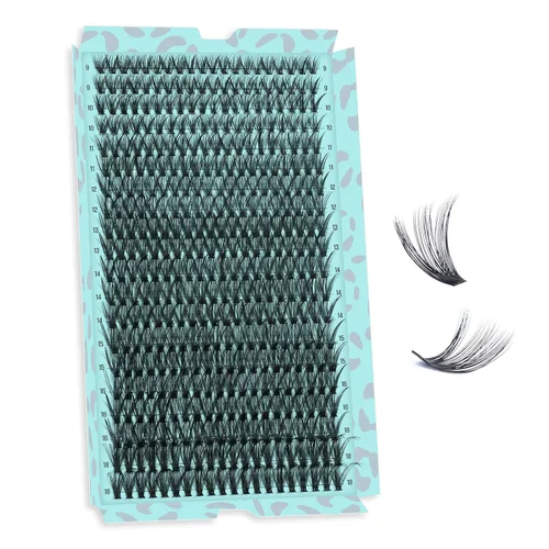 Miniatura 31 de Kit de Extensión de Pestañas, Kit de Racimos de Pestañas DIY 168Pcs con Pegamento de Unión y Sello Impermeable, Removedor de Pestañas para Kit