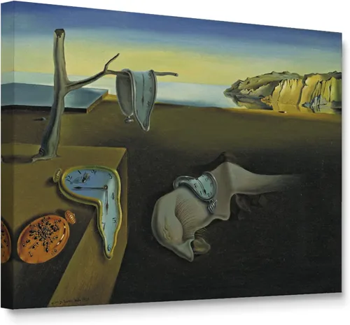 Miniatura 9 de Niwo ART - Montañas y mar, serie de pinturas más famosas del mundo, lienzo de pared para decoración del hogar, envoltura de galería, estirado