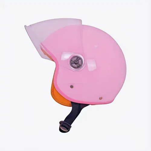 Miniatura 2 de Casco de motocicleta eléctrico retro para niños y jóvenes 3/4 medio, lindo casco de media cara abierto para niños, aprobado por DOT, casco