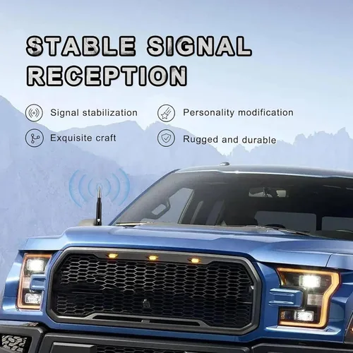 Miniatura 4 de Miytsya Antena de bala para camión de coche para GM Chevy Silverado 1500 2500 3500 HD Avalanche GMC Sierra 1500 2500 3500 Denali Accesorios