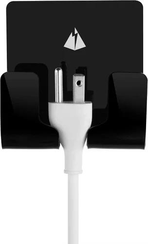 Miniatura 5 de Soporte de pared adhesivo para teléfonos inteligentes iPhone Montura para batería externa de pared (Negro)