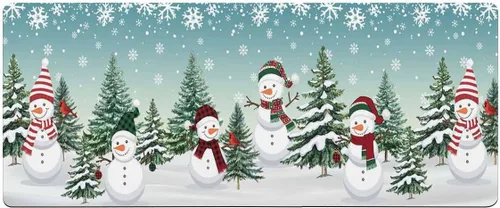 Miniatura 7 de Tapete de baño de Navidad verde azulado para bañera, antideslizante, de secado rápido y absorbente, tapete de tierra de diatomeas para cocina